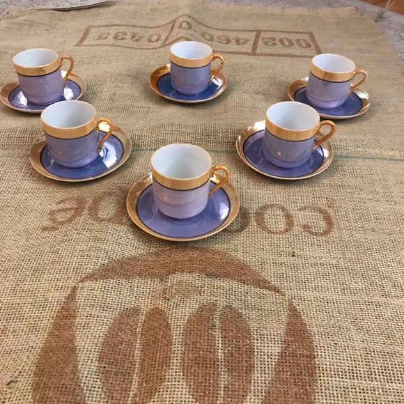 Vintage Other - 1920-30s Japanese Lustreware espresso set